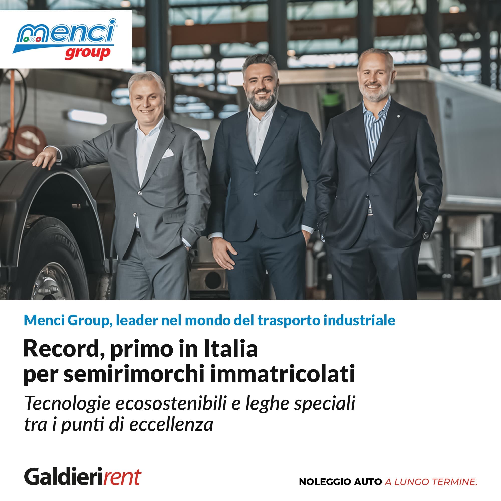 MENCI & C. SPA: primo in Italia per semirimorchi immatricolati