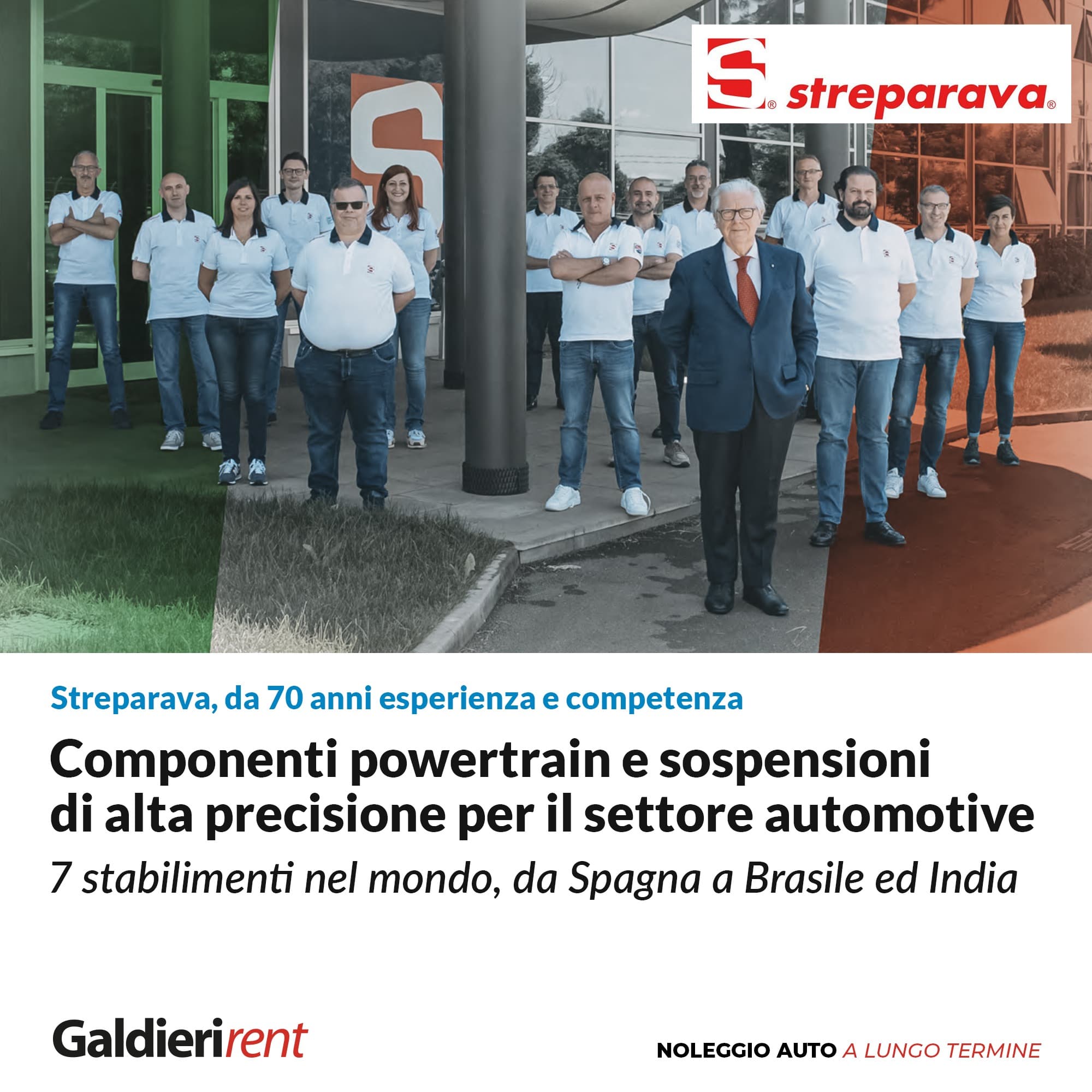 Streparava: componenti powertrain e sospensioni di alta precisione